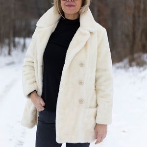 ⚠️SALE ⚠️ White Stag - Faux Fur Jacket - Off White